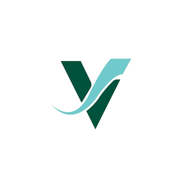 Letter v logo design