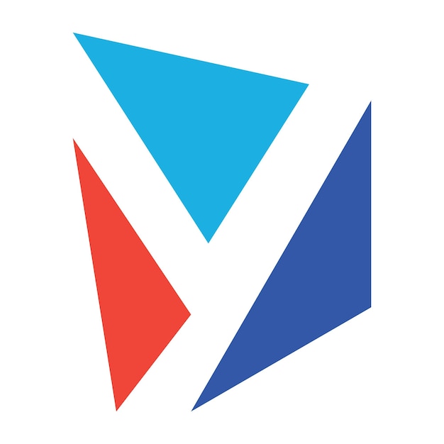 Символ логотипа буквы V