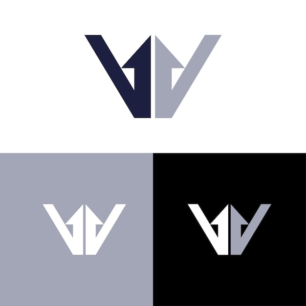 Letter V logo modern and minimal home design concept logo logotype element for template