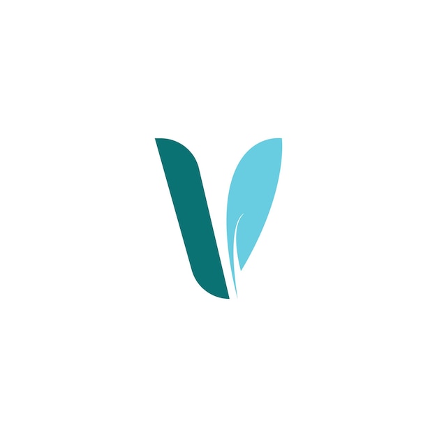 Letter v-logo ontwerp