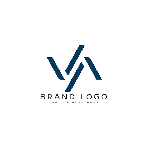 Vector letter va logo design vector template design for brand