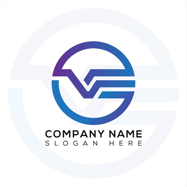 letter VEO logo design icon.