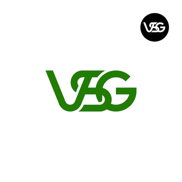 文字VSGモノグラムロゴデザイン