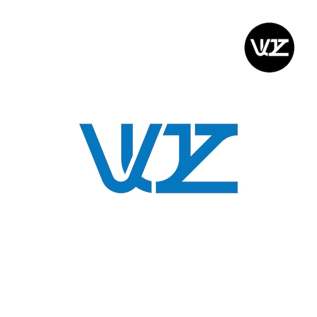 Design del logo della lettera vuz monogram