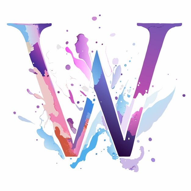 문자 W 로고 디자인 문자 W 로고 W 모노그램 로고 W
