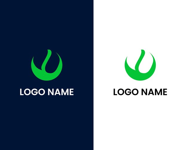 letter w logo design template