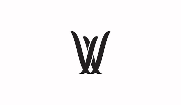 ベクトル 文字 w ロゴ アイコン デザイン テンプレート要素会社やビジネスに適しています
