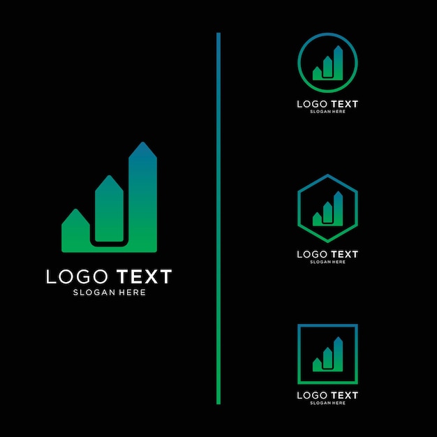 Letter w logo pictogram ontwerp sjabloon elementen