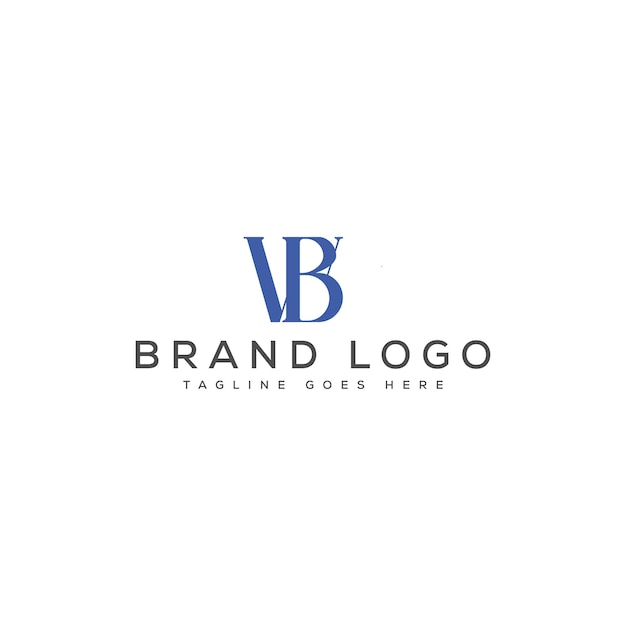 Letter WB logo ontwerp vector sjabloon ontwerp voor merk