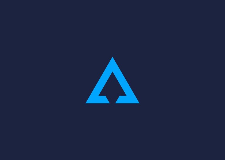 Vector letter a with rocket logo icon design vector design template inspiration