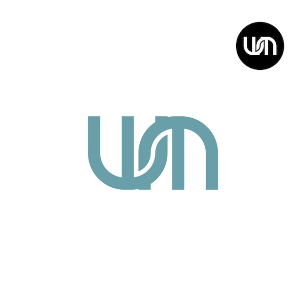 Letter WM Monogram Logoontwerp