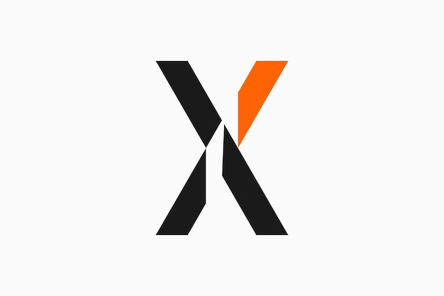 letter x logo design with for initial your business