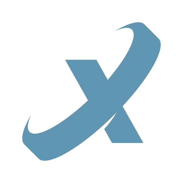 Letter X logo design