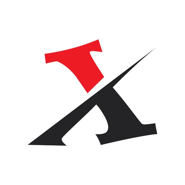 Letter X logo vector