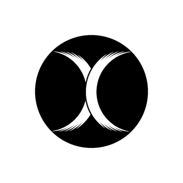 Letter X logo vector