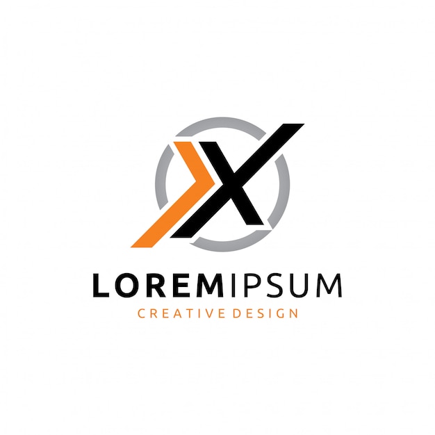 Logo x lettera