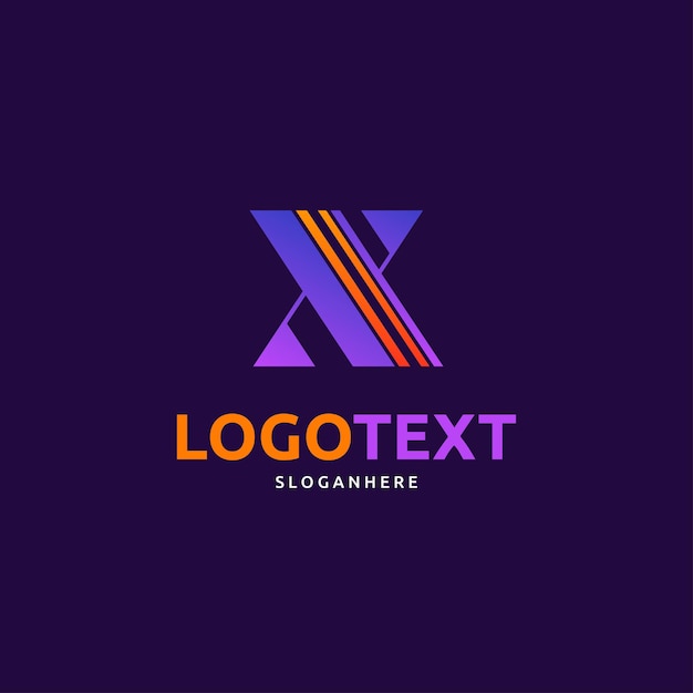 Vector letter x logo