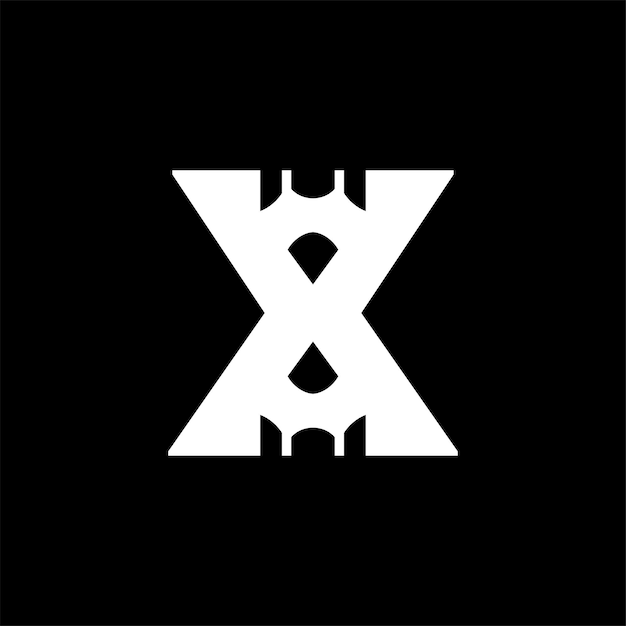 Letter x potlood logo ontwerpsjabloon inspiratie vectorillustratie