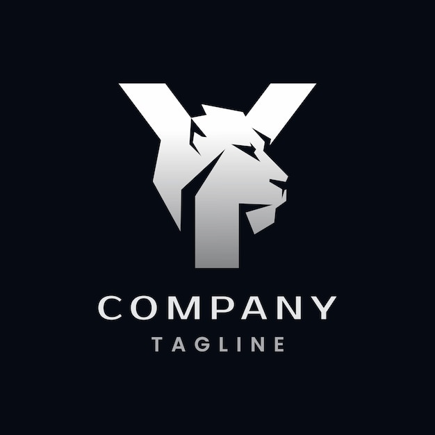 Letter Y Lion Head Logo Design