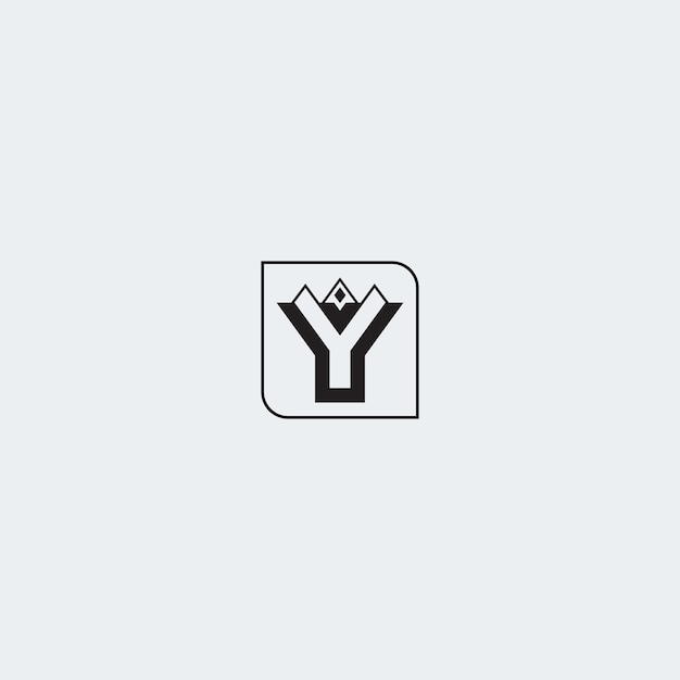 Vector letter y logo icon design template elements logo design for letter y