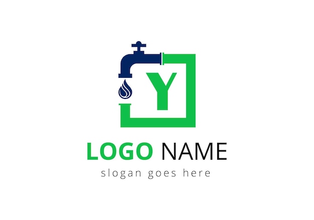 Letter Y Plumber Logo Design