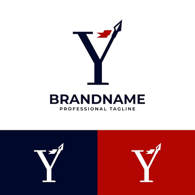 Letter Y Spear Logo