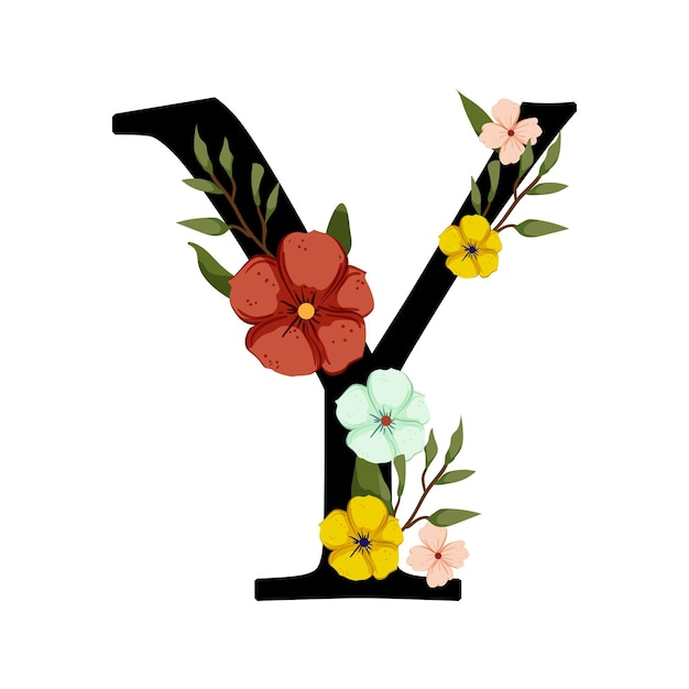 Vector letter y