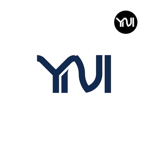 Vector letter yni monogram logoontwerp