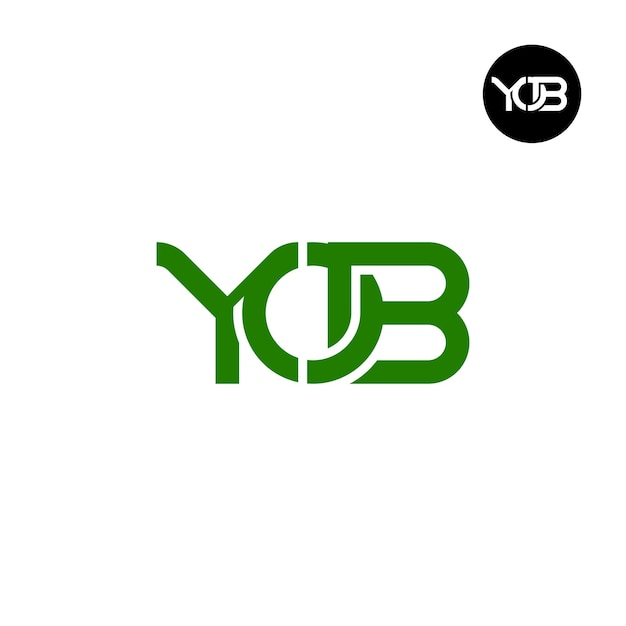 Дизайн логотипа букв YOB Monogram