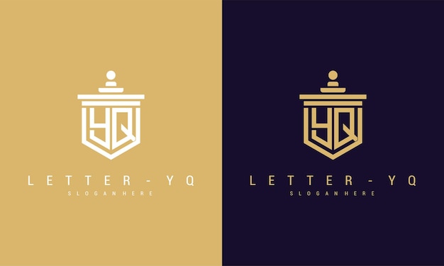 Lettera yq logo icona modello design vettore premium vettore premium vettore premium premium vecto r