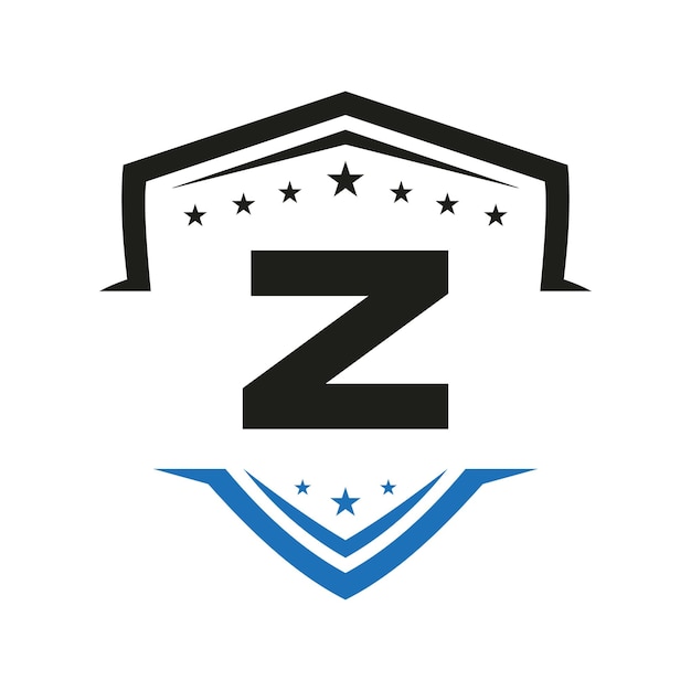 Letter Z Automotive Shield Logo Vector Template Vervoer Logo Symbol