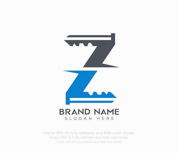 letter Z key logo