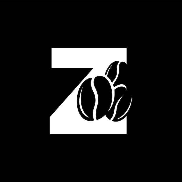 Letter Z koffie Logo ontwerp sjabloon inspiratie vectorillustratie