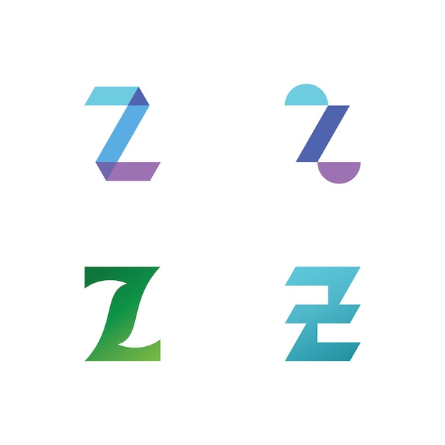 Letter Z logo vector sjabloon Creatief Z Letter eerste logo ontwerp