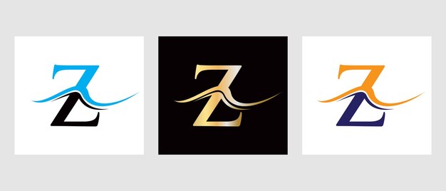 letter z logo vector template z logotype icon luxury simple minimal and elegant z logo design