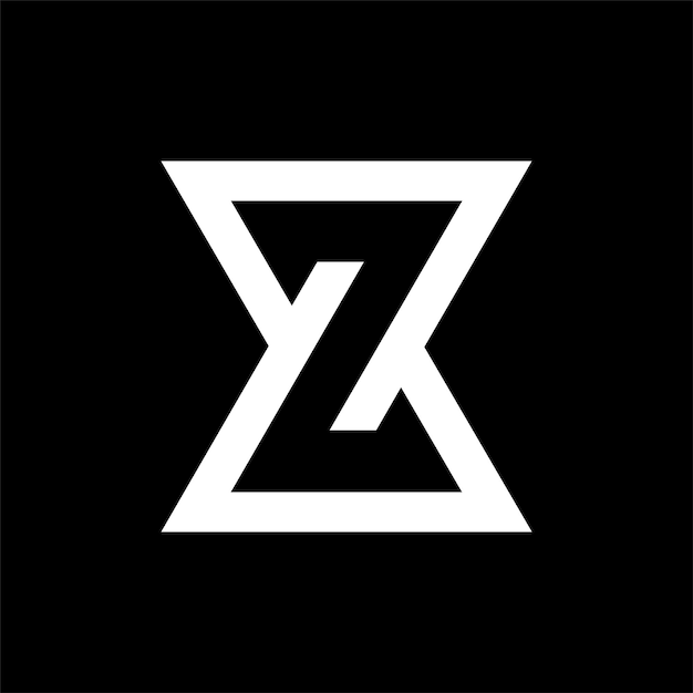 Vector letter z minimalist logo and icon design