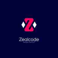 Vector letter z modern logo zeal code hexagon based concept vector icon