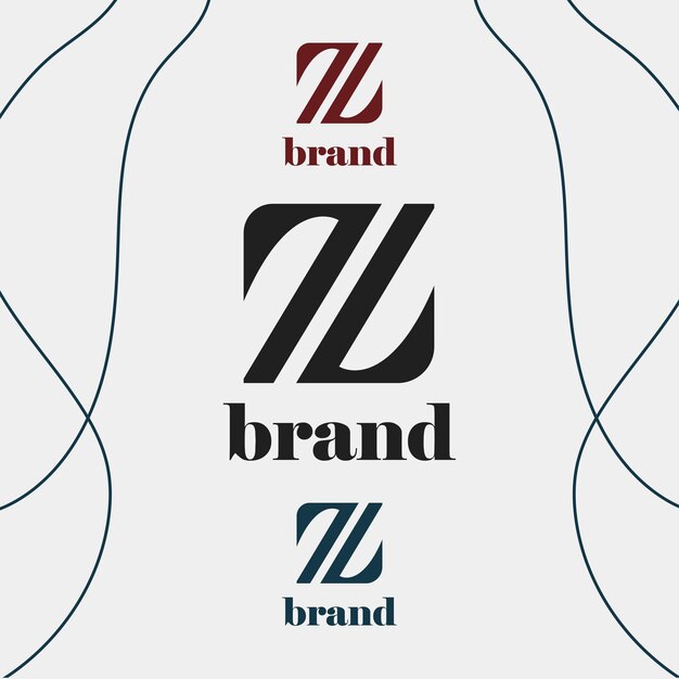 Vector letter z of zl-logo