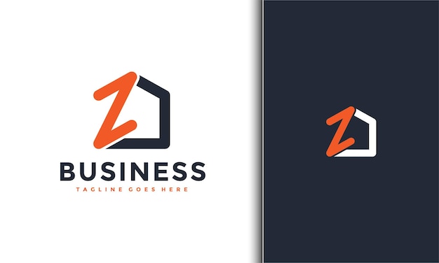 letter Z real estate logo