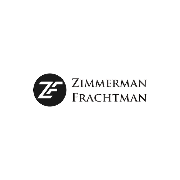 F と L のロゴ デザインの文字 Z