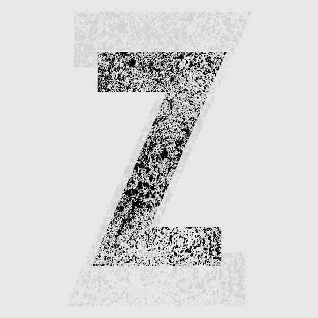 Vector letter z