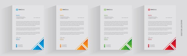 letterhead corporate official business agency marketing flyer poster informative template design