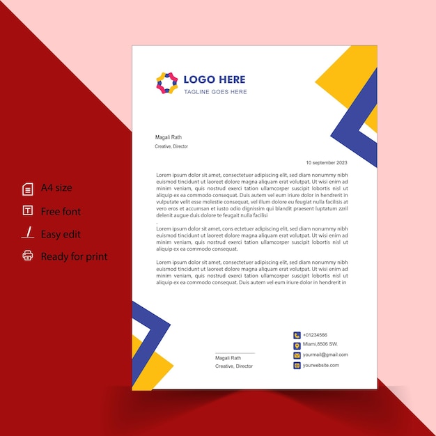 Letterhead design