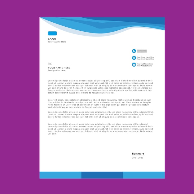 Letterhead дизайн