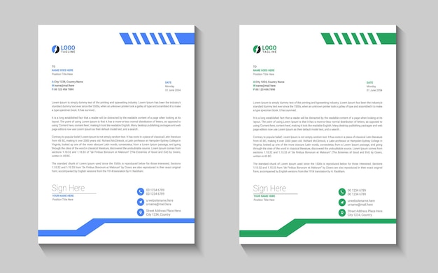 Letterhead дизайн