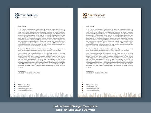 Letterhead pad