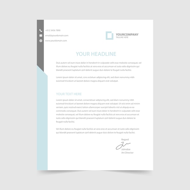 letterhead template collection