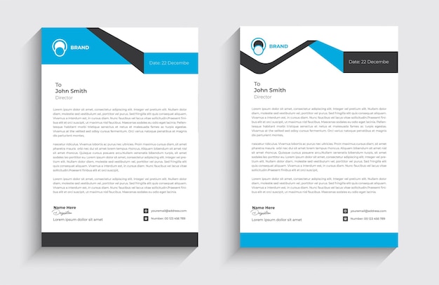 Letterhead Template Design