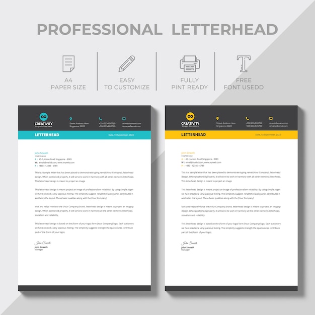 Letterhead Template