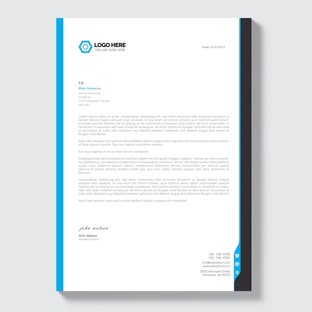 Letterhead Template